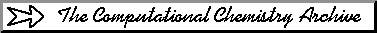 The Computational Chemistry Archive